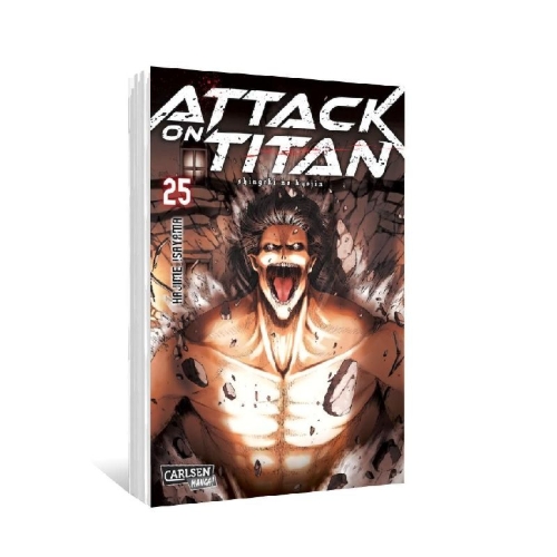 Buchcover und Innenansicht für das Buch: Shingeki no Kyojin