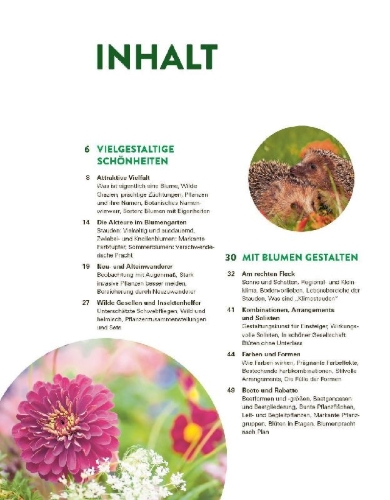 Buchcover und Innenansicht für das Buch: Das große Buch der Stauden und Sommerblumen