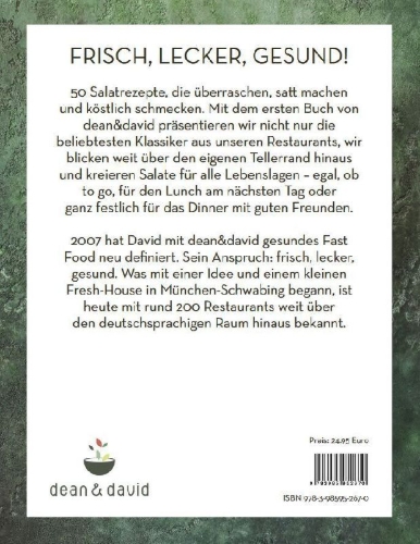 Buchcover und Innenansicht für das Buch: Salate