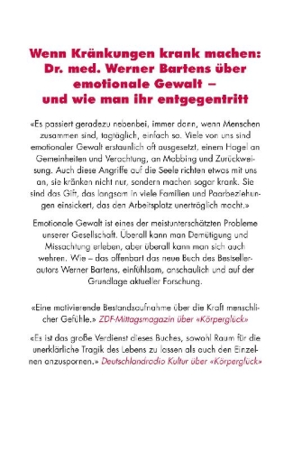 Buchcover und Innenansicht für das Buch: Emotionale Gewalt