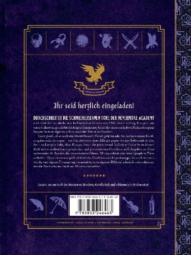 Buchcover und Innenansicht für das Buch: Das offizielle Wednesday-Kochbuch