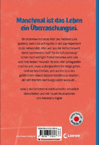 Buchcover und Innenansicht für das Buch: Lola macht Schlagzeilen (Band 2)