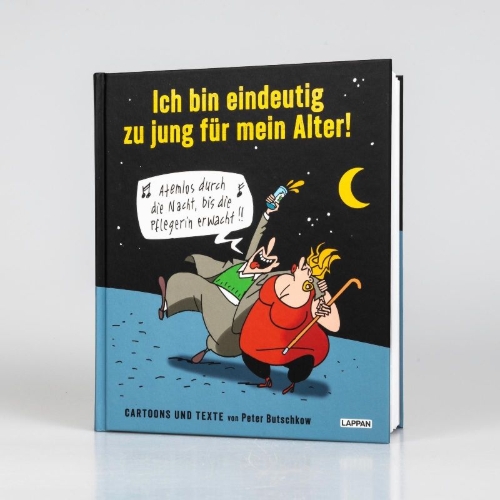 Buchcover und Innenansicht für das Buch: Ich bin eindeutig zu jung für mein Alter!
