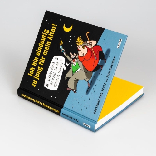 Buchcover und Innenansicht für das Buch: Ich bin eindeutig zu jung für mein Alter!