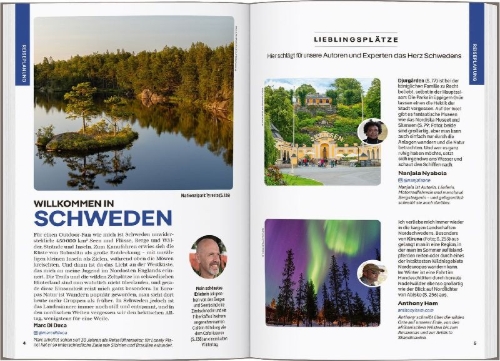 Buchcover und Innenansicht für das Buch: LONELY PLANET Reiseführer Schweden