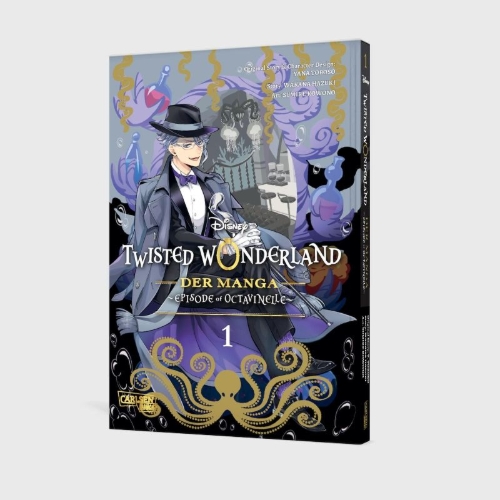 Buchcover und Innenansicht für das Buch: Twisted Wonderland: The Comic - Episode of Octavinelle