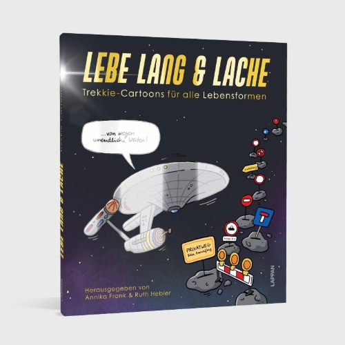 Buchcover und Innenansicht für das Buch: Lebe lang und lache!
