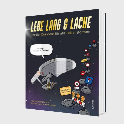 Buchcover und Innenansicht für das Buch: Lebe lang und lache!