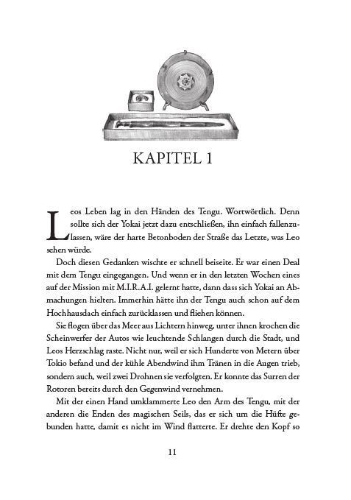 Buchcover und Innenansicht für das Buch: Der Tribut des Throns