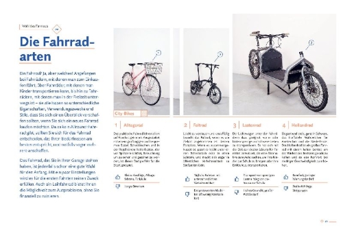 Buchcover und Innenansicht für das Buch: Vélos pratiques