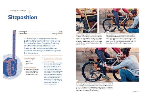 Buchcover und Innenansicht für das Buch: Vélos pratiques