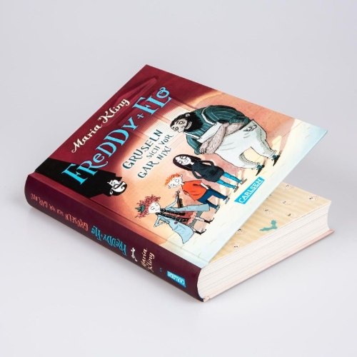 Buchcover und Innenansicht für das Buch: Freddy und Flo: Freddy und Flo gruseln sich vor gar nix!