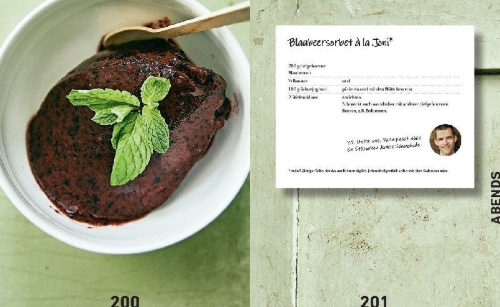 Buchcover und Innenansicht für das Buch: Der Ernährungskompass - Das Kochbuch