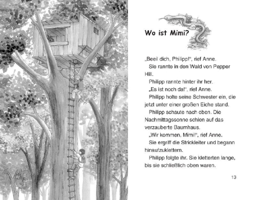 Buchcover und Innenansicht für das Buch: Das magische Baumhaus 06. Gefahr am Amazonas