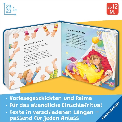Buchcover und Innenansicht für das Buch: Mein erstes großes Gutenacht-Buch