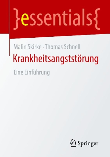 Buchcover und Innenansicht für das Buch: Krankheitsangststörung