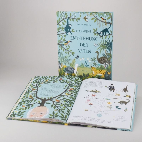 Buchcover und Innenansicht für das Buch: Charles Darwin's On The Origin of Species