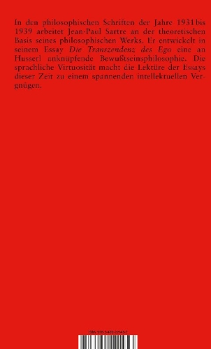 Buchcover und Innenansicht für das Buch: Die Transzendenz des Ego