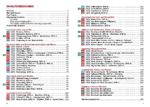 Buchcover und Innenansicht für das Buch: ROTHER Wanderführer Berner Oberland West