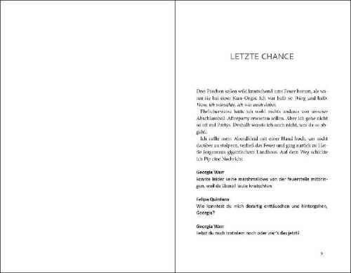 Buchcover und Innenansicht für das Buch: Loveless