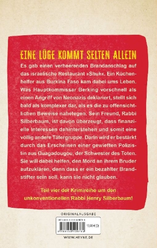 Buchcover und Innenansicht für das Buch: Der Rabbi und der Kommissar: Du sollst nicht lügen