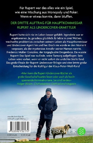 Buchcover und Innenansicht für das Buch: Rupert undercover - Ostfriesisches Finale