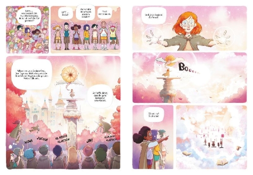 Buchcover und Innenansicht für das Buch: Lily Halbmond - Zauberhaft vereint (Lily Halbmond, Bd. 2)