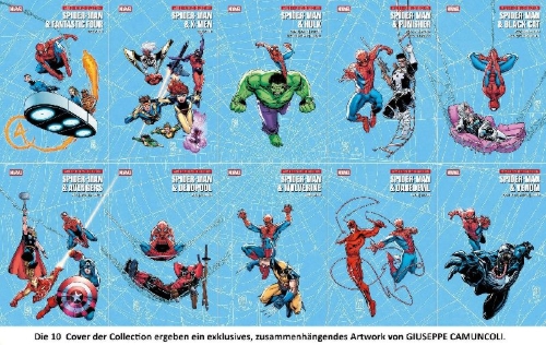 Buchcover und Innenansicht für das Buch: Daredevil/Spider-Man (2001) #1-#4