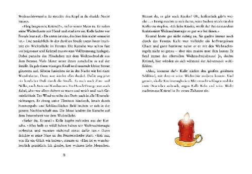 Buchcover und Innenansicht für das Buch: Kalle Keks & Krümel - Die verzauberte Wichteltür