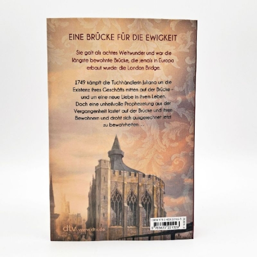 Buchcover und Innenansicht für das Buch: Die Brücke von London