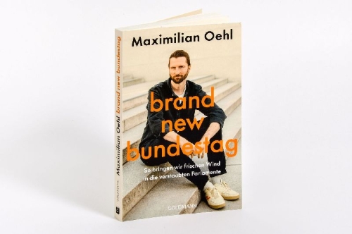 Buchcover und Innenansicht für das Buch: Brand New Bundestag