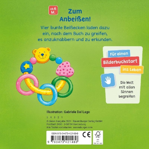 Buchcover und Innenansicht für das Buch: Mein allererstes Beißbuch