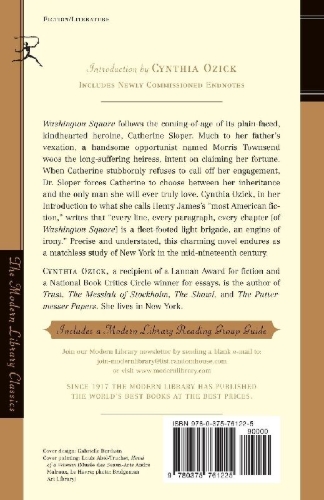 Buchcover und Innenansicht für das Buch: Washington Square