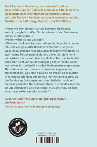 Buchcover und Innenansicht für das Buch: Mr. Chas and Lisa Sue Meet the Pandas
