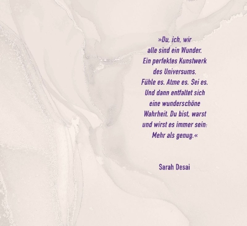 Buchcover und Innenansicht für das Buch: Du bist mehr als genug