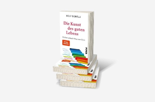 Buchcover und Innenansicht für das Buch: Die Kunst des guten Lebens