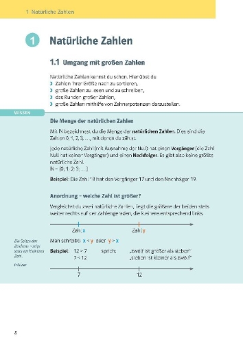 Buchcover und Innenansicht für das Buch: Klett KomplettTrainer Gymnasium Mathematik 5. Klasse