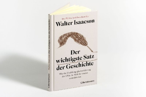 Buchcover und Innenansicht für das Buch: Der wichtigste Satz der Geschichte