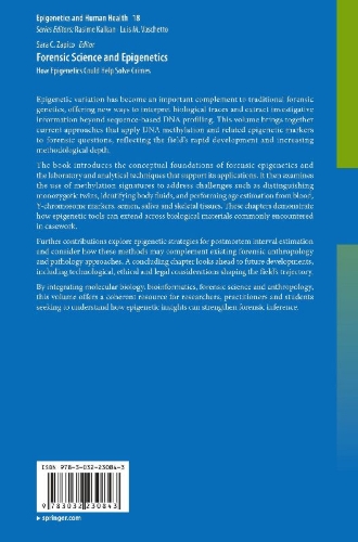 Buchcover und Innenansicht für das Buch: Forensic Science and Epigenetics