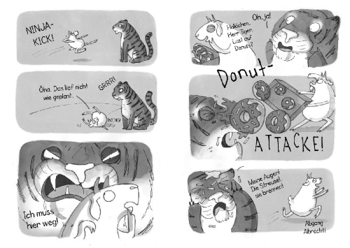 Buchcover und Innenansicht für das Buch: Drache undercover - Voll verpeilt mit Zauberstab (Drache Undercover, Bd. 2)