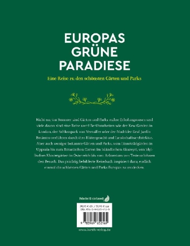 Buchcover und Innenansicht für das Buch: KUNTH Europas grüne Paradiese