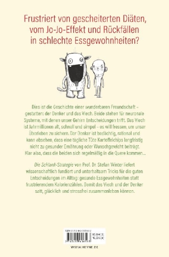Buchcover und Innenansicht für das Buch: Die Schlank-Strategie