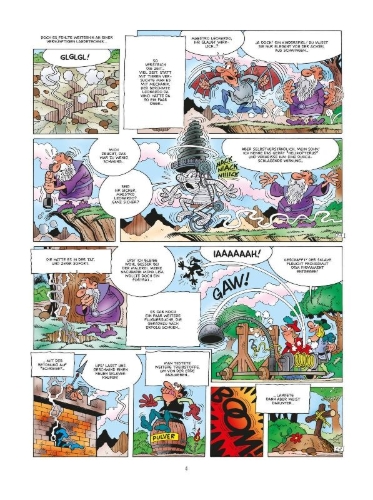 Buchcover und Innenansicht für das Buch: Mortadelo y Filemon: En la luna!