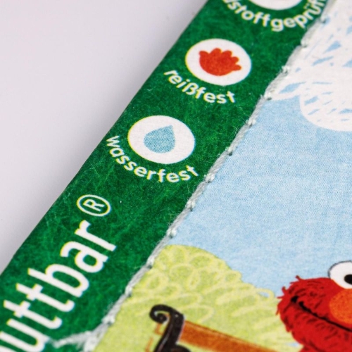 Buchcover und Innenansicht für das Buch: Baby Nelson (unkaputtbar) 5: Ein Tag in der Sesamstraße!