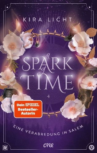 Buchcover und Innenansicht für das Buch: A Spark of Time - Eine Verabredung in Salem
