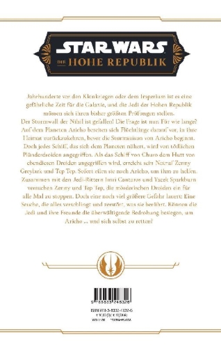 Buchcover und Innenansicht für das Buch: Star Wars: The High Republic - A Valiant Vow