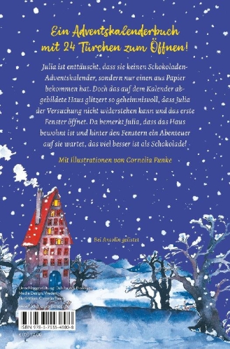 Buchcover und Innenansicht für das Buch: Hinter verzauberten Fenstern