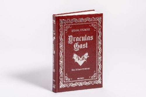 Buchcover und Innenansicht für das Buch: Draculas Gast. Ein Schauerroman mit dem ursprünglich 1. Kapitel von "Dracula"
