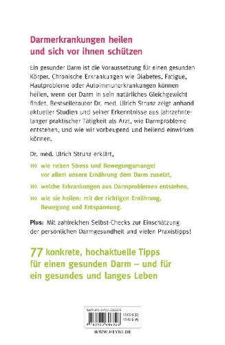 Buchcover und Innenansicht für das Buch: 77 Tipps für einen gesunden Darm