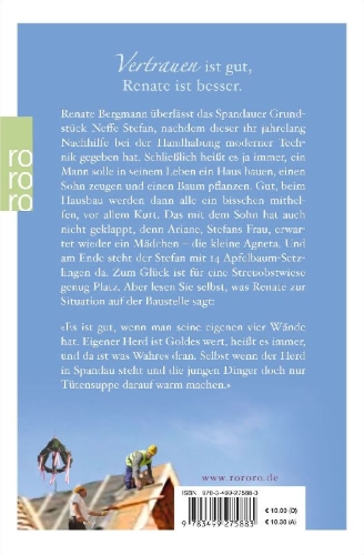 Buchcover und Innenansicht für das Buch: Das Dach muss vor dem Winter drauf